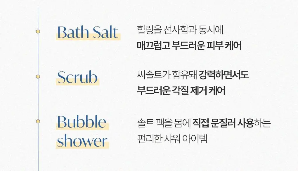 [NEW신상] 라운드어라운드 센티드 배쓰&스크럽 솔트 30g 3매 3종 상세페이지 15